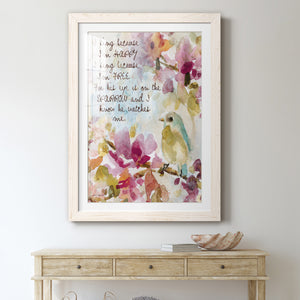 He Watches Me - Barnwood Framed Art Print
