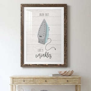 Iron Out - Premium Framed Print - Distressed Barnwood Frame - Ready to Hang