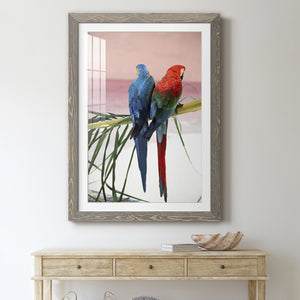 Palm Parrots - Barnwood