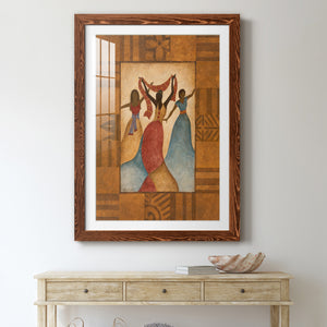 Rhythm - Barnwood Framed Art Print