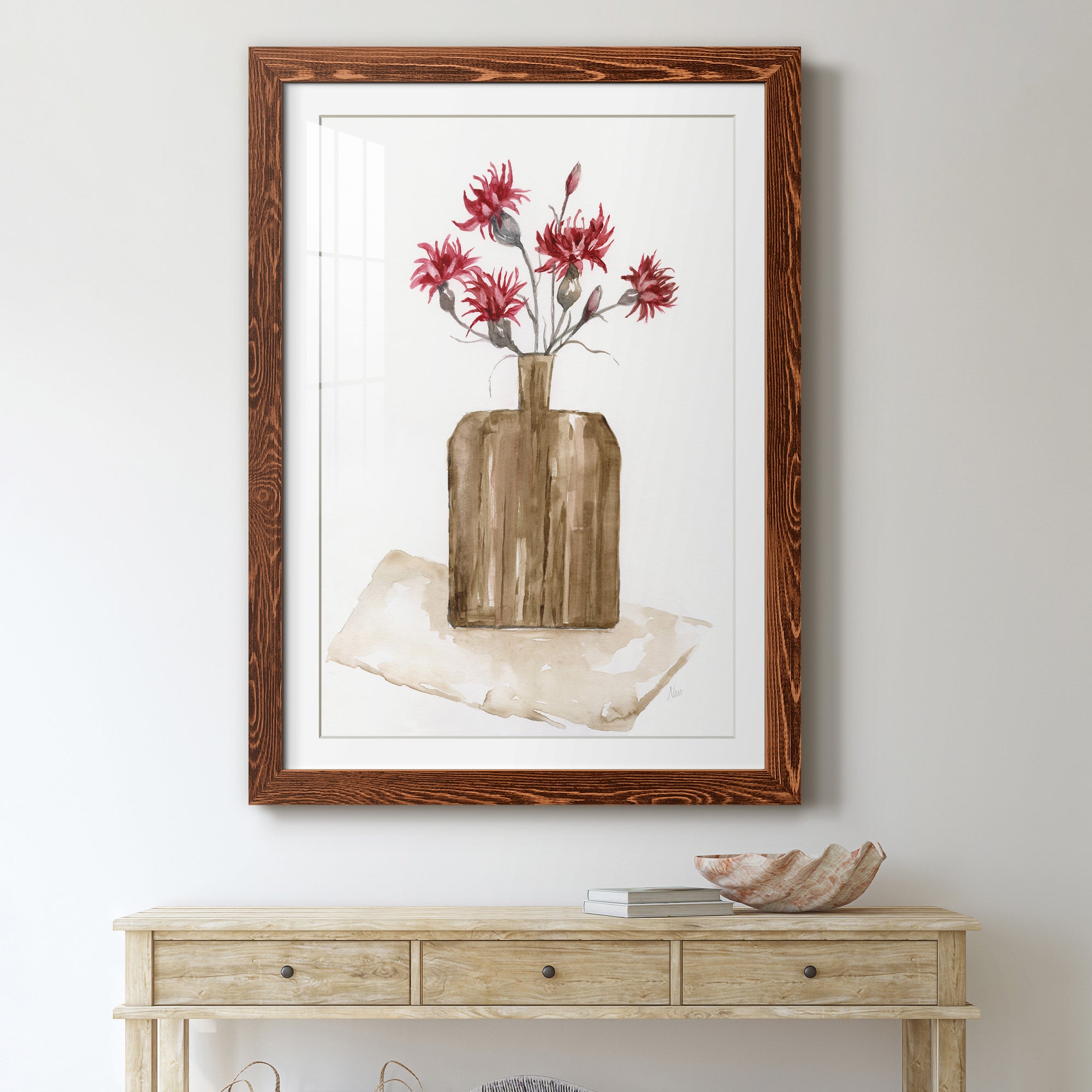 Simply Country I - Barnwood Framed Art Print