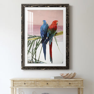 Palm Parrots - Barnwood
