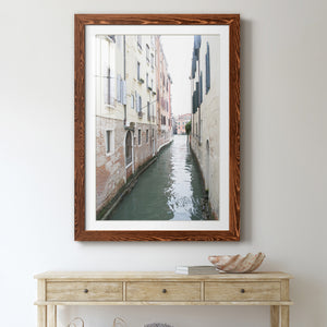 Venice Canal II - Premium Framed Print - Distressed Barnwood Frame - Ready to Hang