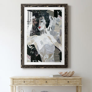 Runway Star - Barnwood Framed Art Print