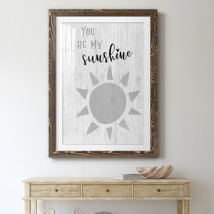 Sunshine - Premium Framed Print - Distressed Barnwood Frame - Ready to Hang