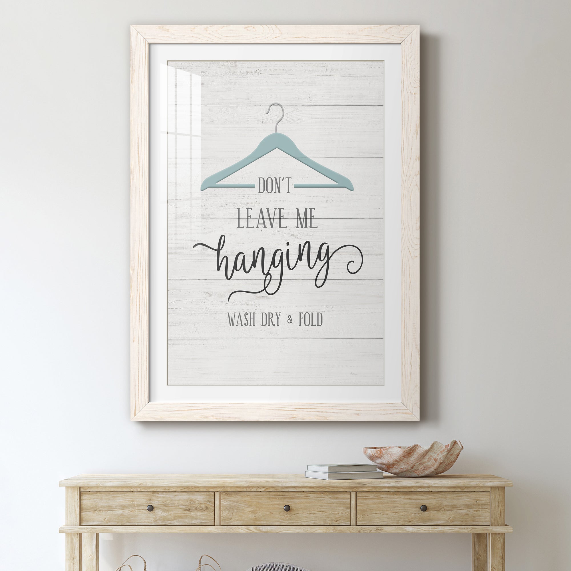 Don't Leave - Premium Framed Print - Distressed Barnwood Frame - Ready to Hang