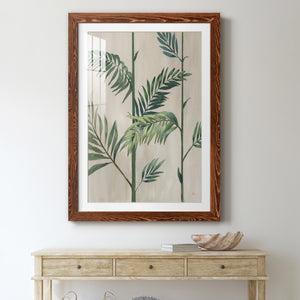 Modern Fronds II - Barnwood Framed Art Print