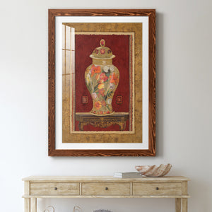 Romantic Urn II - Barnwood Framed Art Print