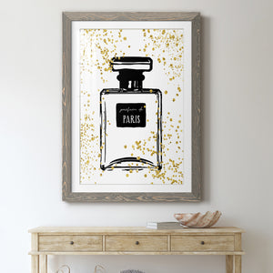 Glitter Perfume I - Barnwood Framed Art Print