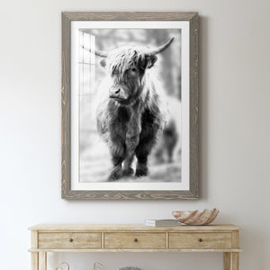 Yorkshire Highland - Premium Framed Print - Distressed Barnwood Frame - Ready to Hang