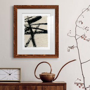 Lines Crossed III - Premium Framed Print - Distressed Barnwood Frame - Ready to Hang