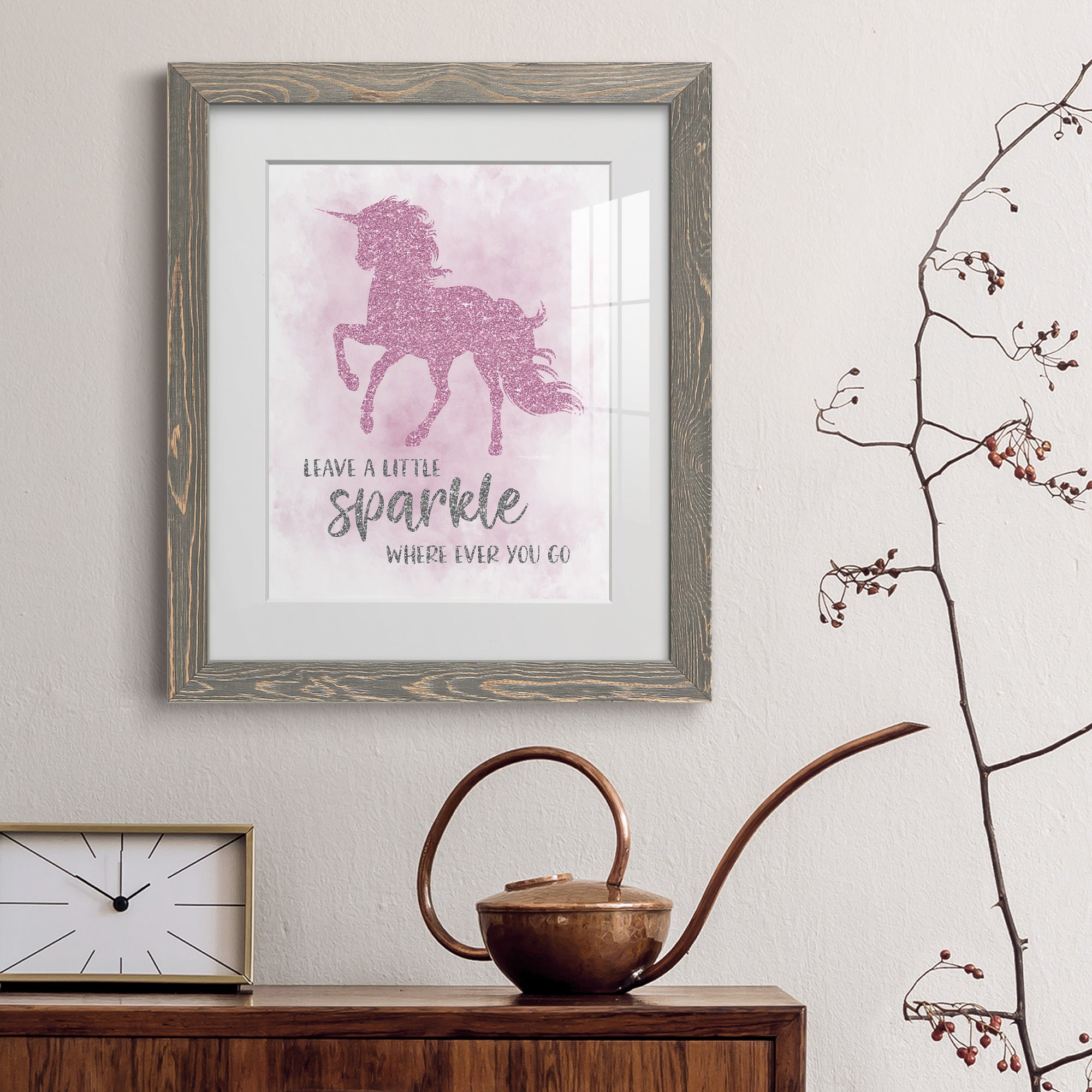 Sparkle - Barnwood Framed Art Print
