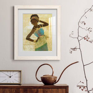 Tribal Vision II - Barnwood Framed Art Print