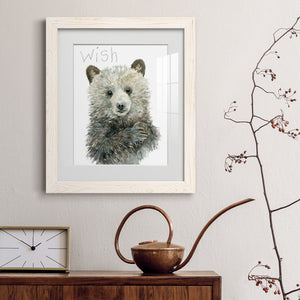 Forest Fur Baby Bear - Premium Framed Print - Distressed Barnwood Frame - Ready to Hang