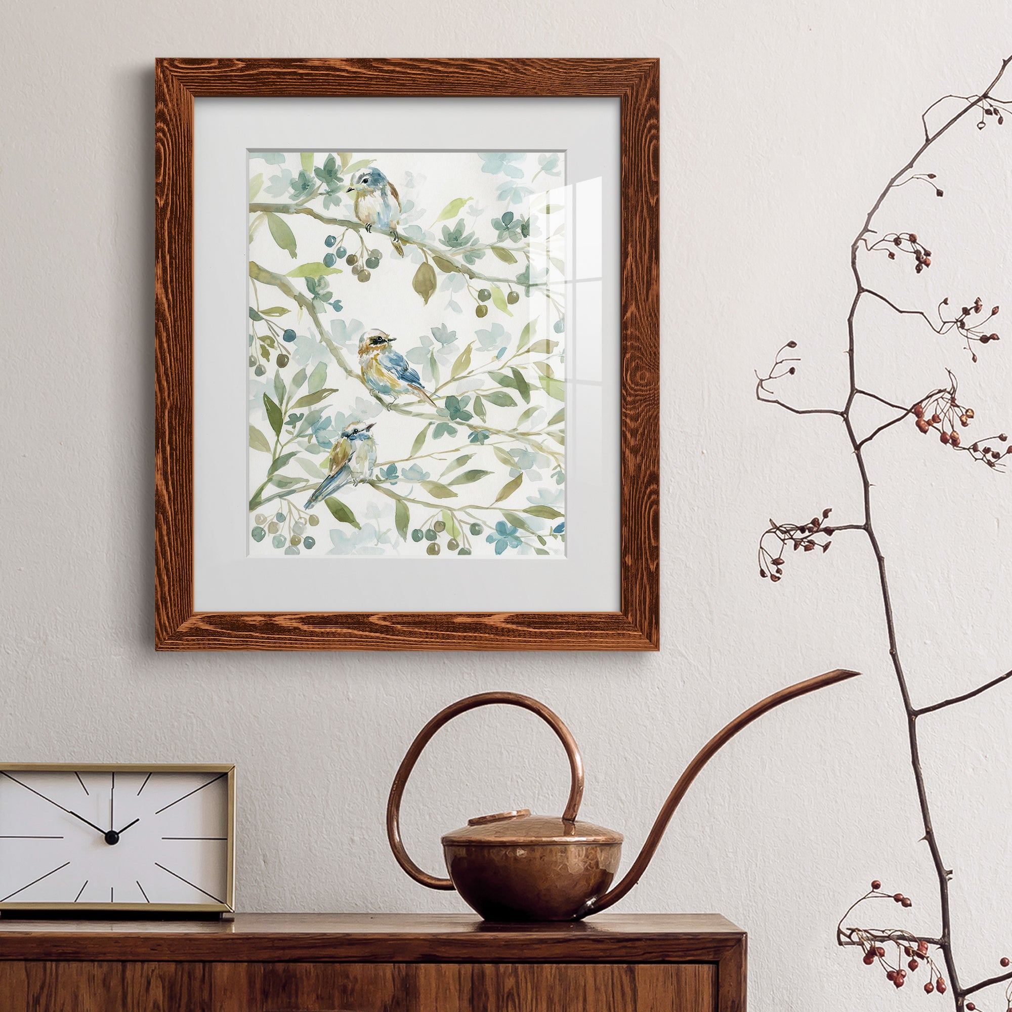 Spring Beginnings - Barnwood Framed Art Print
