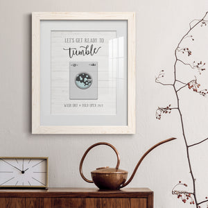 Tumble - Premium Framed Print - Distressed Barnwood Frame - Ready to Hang
