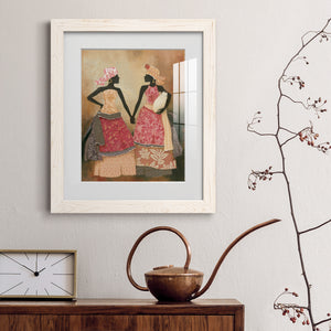 Village Women I - Premium Framed Print - Distressed Barnwood Frame - Ready to Hang