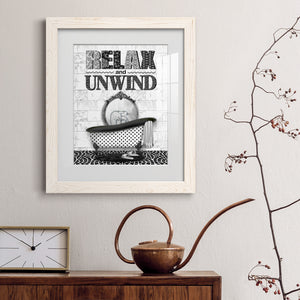 Relax and Unwind - Barnwood Framed Art Print