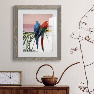 Palm Parrots - Barnwood