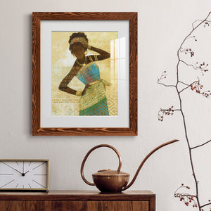 Tribal Vision II - Barnwood Framed Art Print