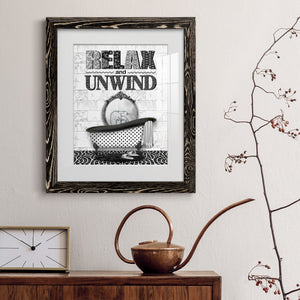 Relax and Unwind - Barnwood Framed Art Print