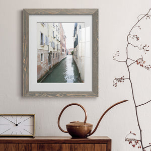 Venice Canal II - Premium Framed Print - Distressed Barnwood Frame - Ready to Hang