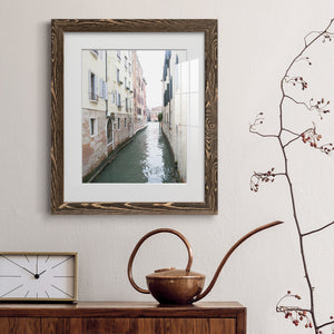 Venice Canal II - Premium Framed Print - Distressed Barnwood Frame - Ready to Hang