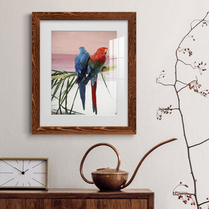 Palm Parrots - Barnwood