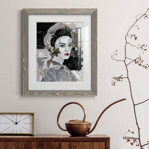 Runway Pause - Barnwood Framed Art Print