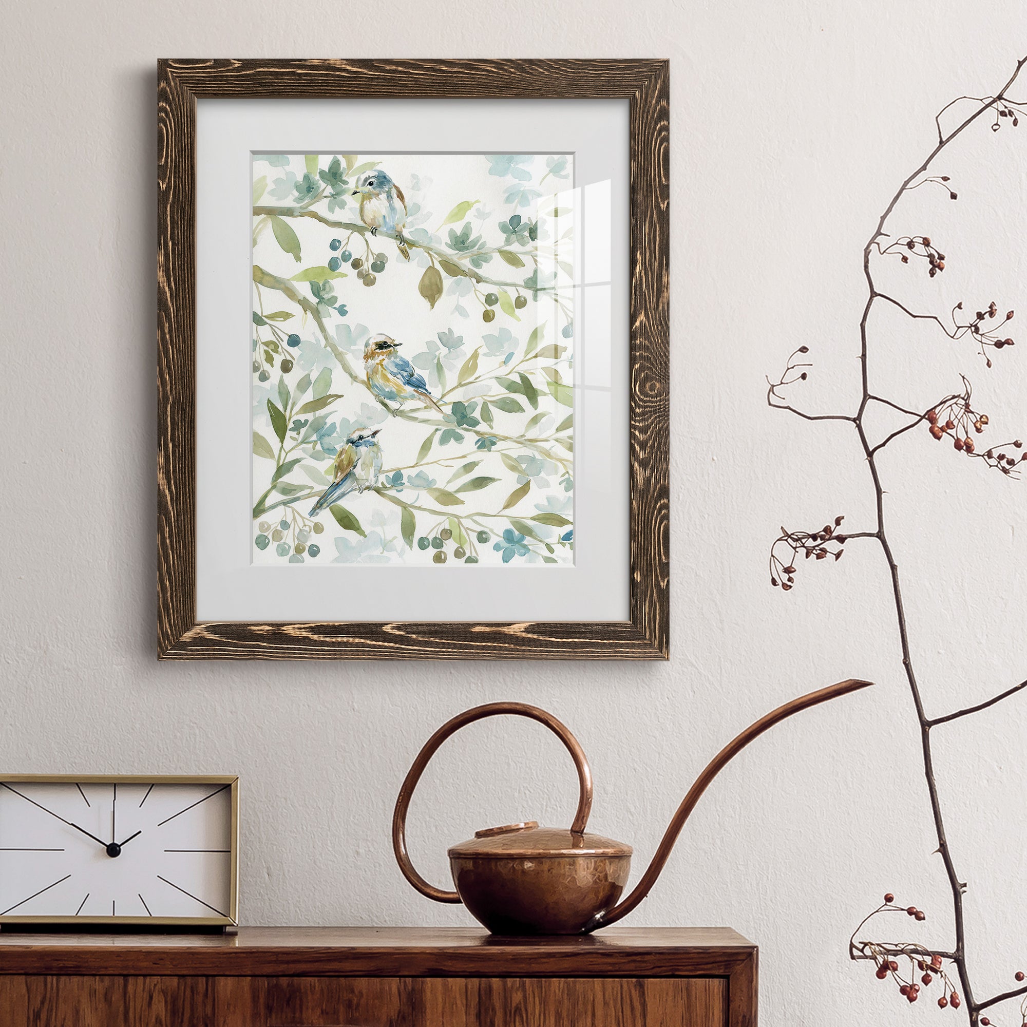 Spring Beginnings - Barnwood Framed Art Print