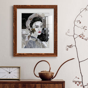 Runway Pause - Barnwood Framed Art Print