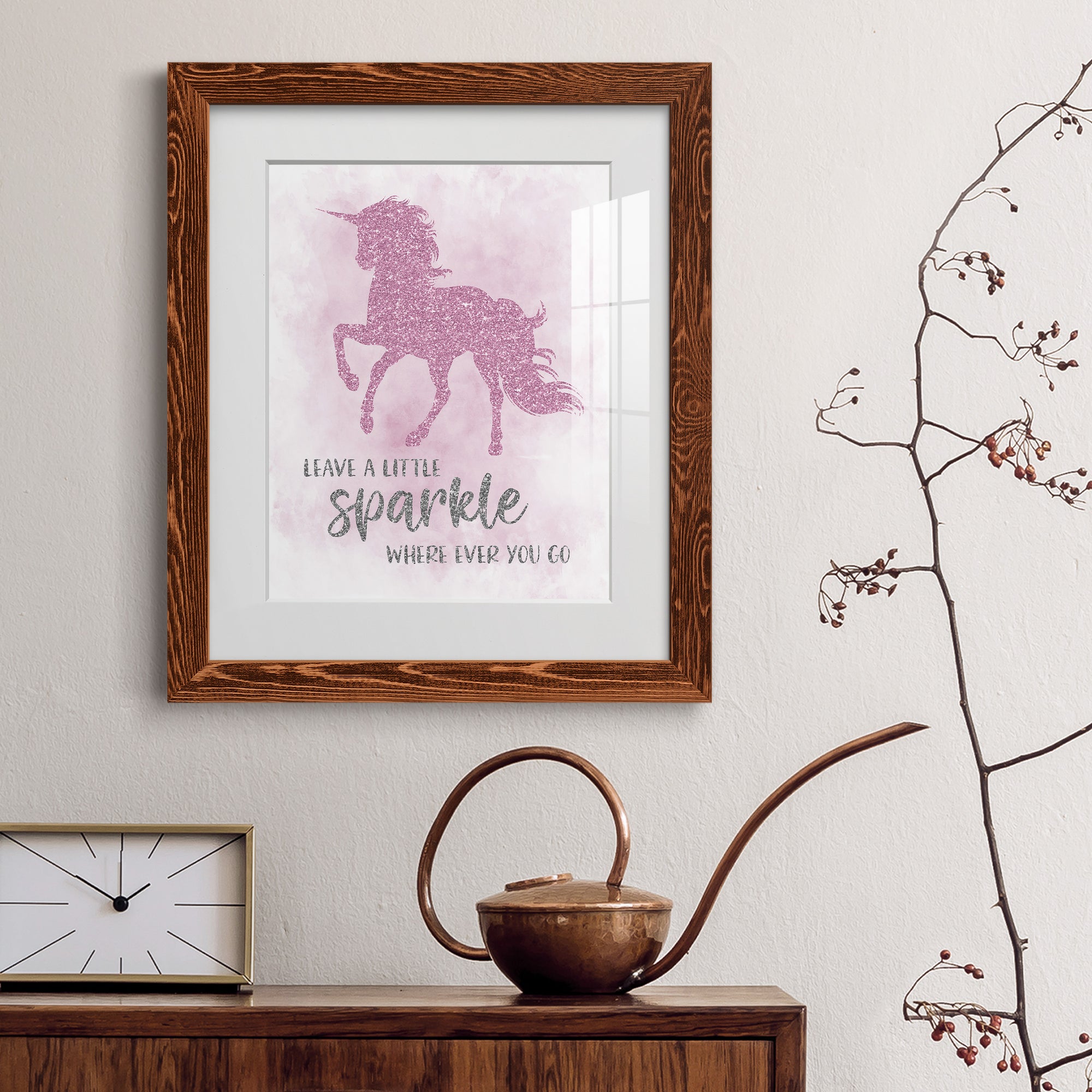 Sparkle - Barnwood Framed Art Print