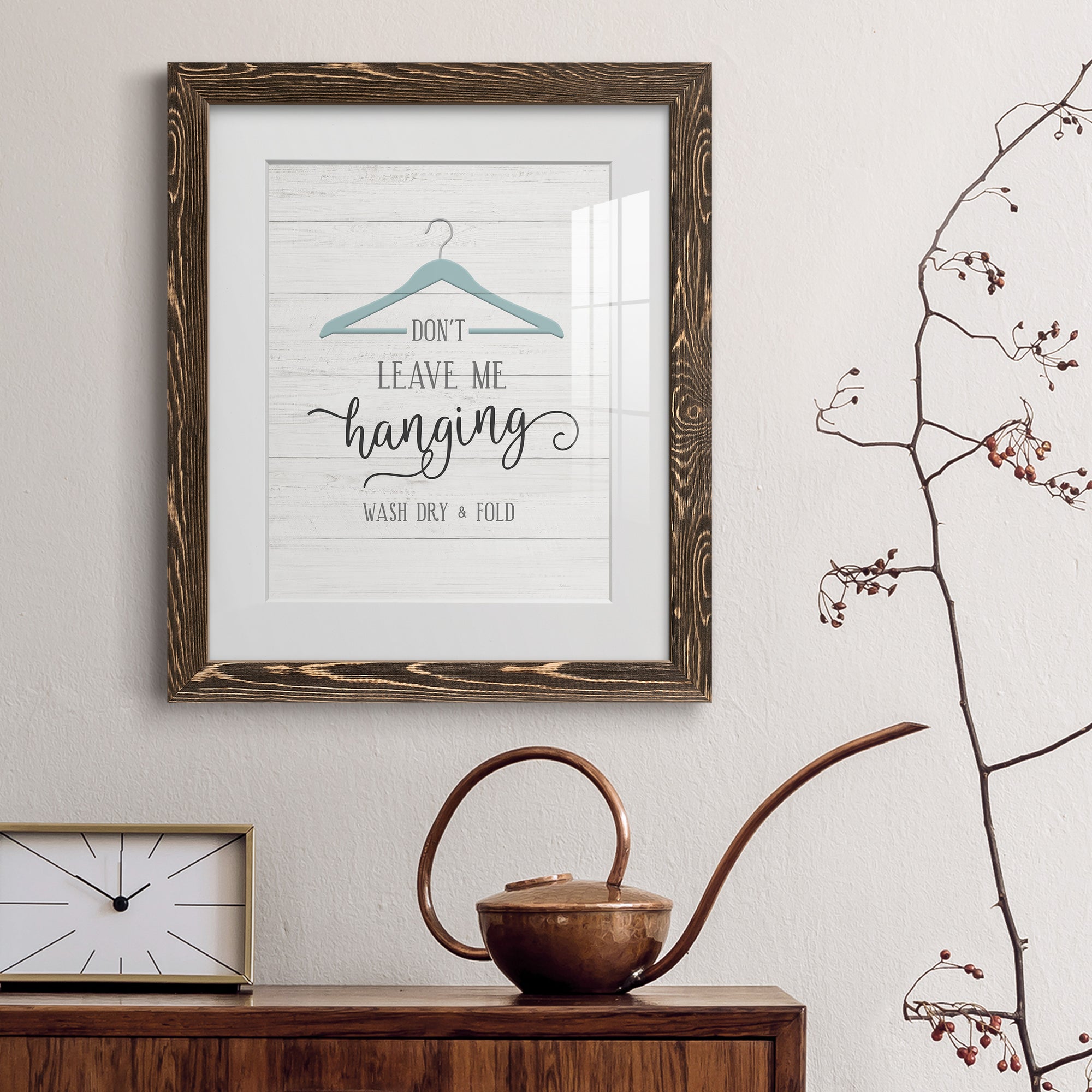Don't Leave - Premium Framed Print - Distressed Barnwood Frame - Ready to Hang