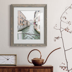 Venice Canal I - Premium Framed Print - Distressed Barnwood Frame - Ready to Hang