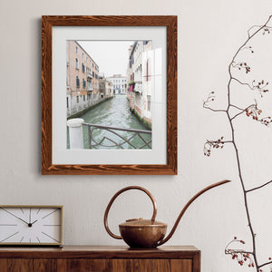 Venice Canal I - Premium Framed Print - Distressed Barnwood Frame - Ready to Hang