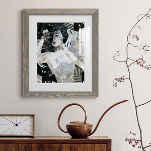 Runway Star - Barnwood Framed Art Print