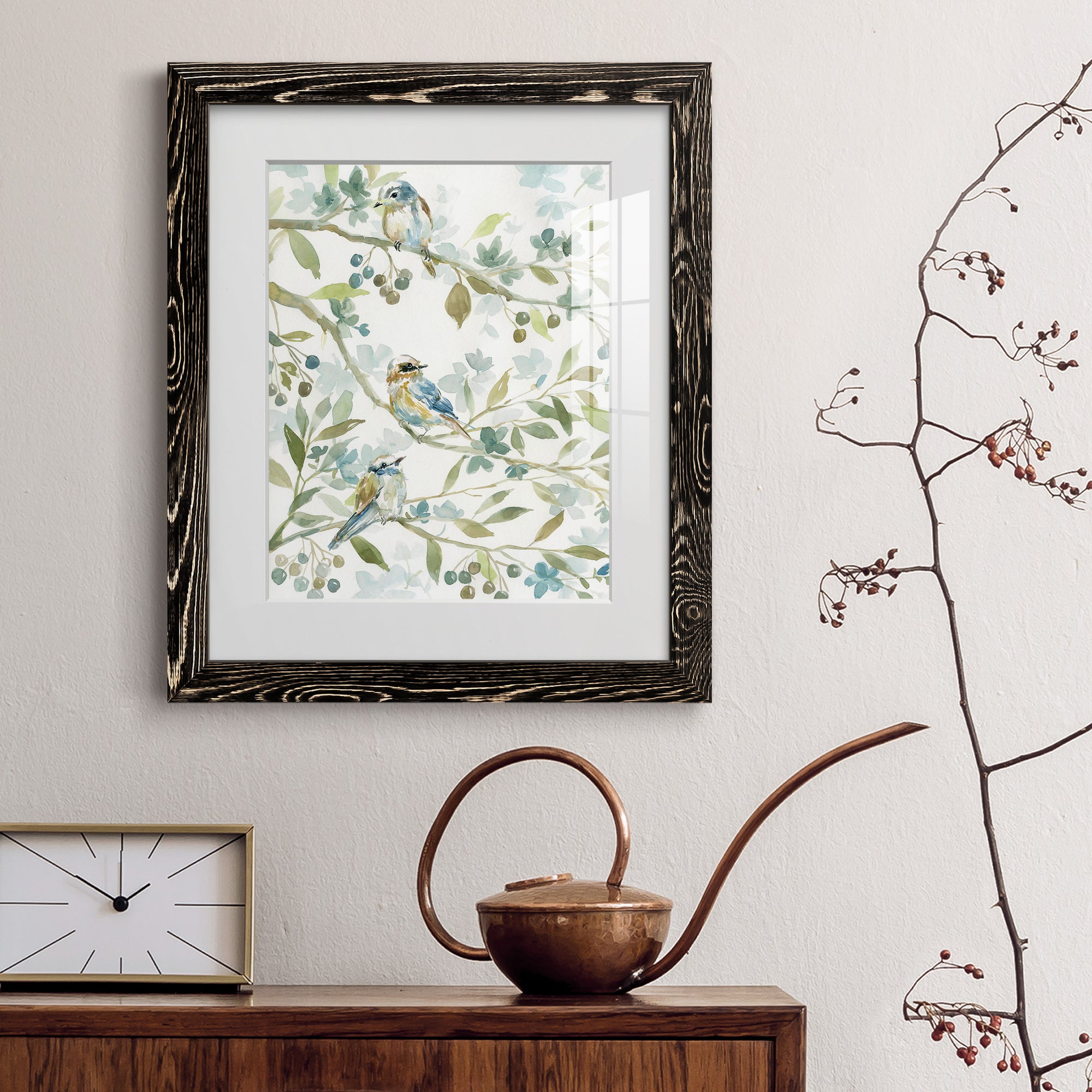 Spring Beginnings - Barnwood Framed Art Print
