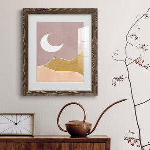 Sedona Moon - Premium Framed Print - Distressed Barnwood Frame - Ready to Hang