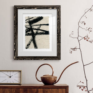 Lines Crossed III - Premium Framed Print - Distressed Barnwood Frame - Ready to Hang