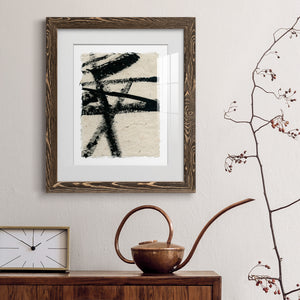 Lines Crossed III - Premium Framed Print - Distressed Barnwood Frame - Ready to Hang