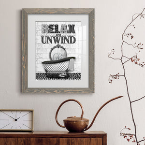 Relax and Unwind - Barnwood Framed Art Print
