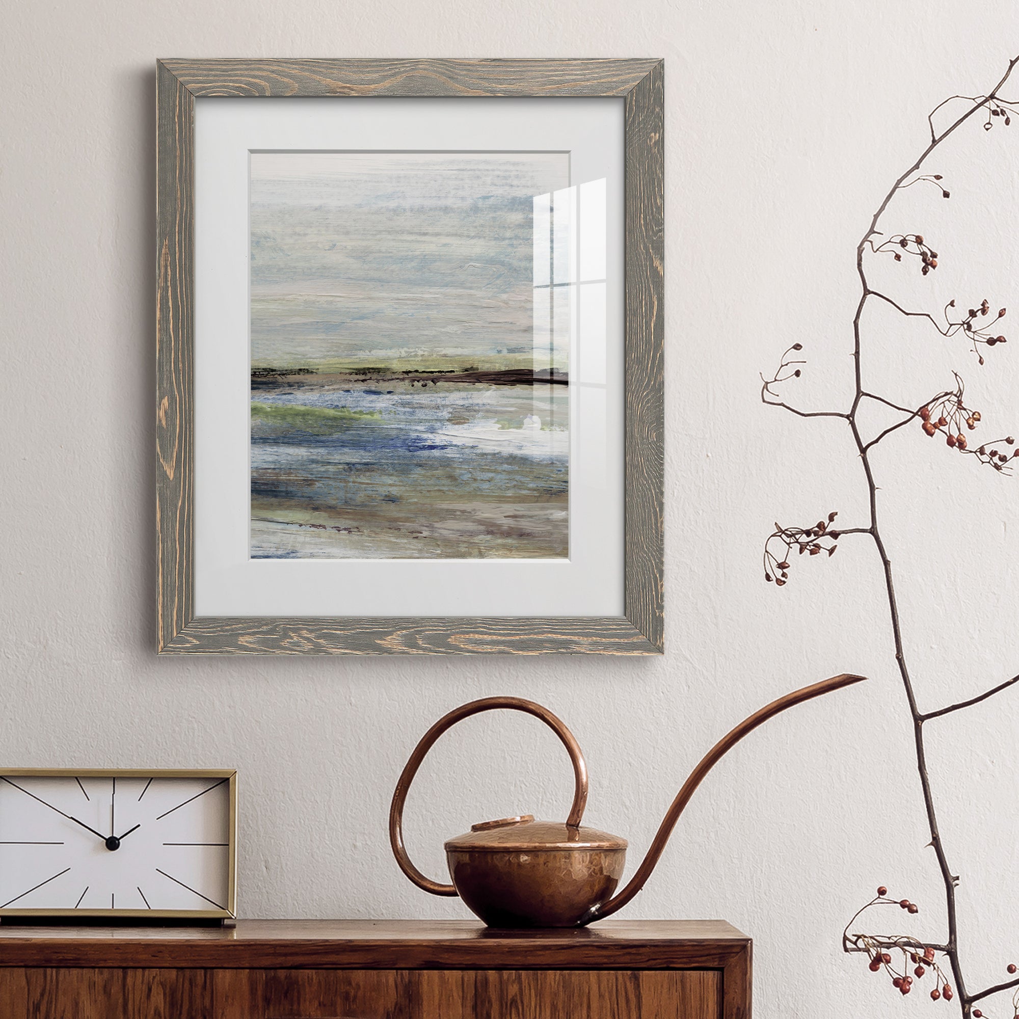 Wetlands II - Premium Framed Print - Distressed Barnwood Frame - Ready to Hang