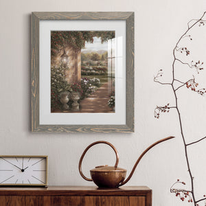 Evening in the Conservatory - Barnwood Framed Art Print