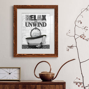 Relax and Unwind - Barnwood Framed Art Print