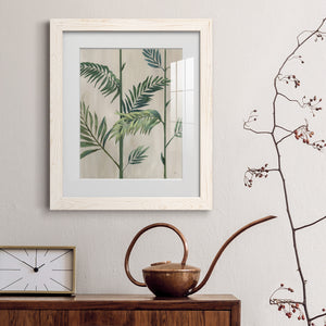 Modern Fronds II - Barnwood Framed Art Print