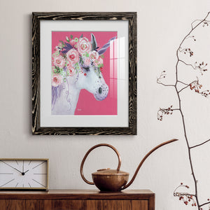 Unicorn II - Premium Framed Print - Distressed Barnwood Frame - Ready to Hang