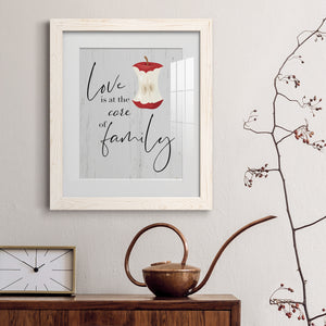 Core of Family - Premium Framed Print - Distressed Barnwood Frame - Ready to Hang