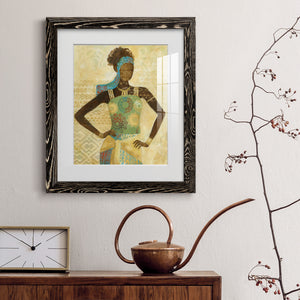 Tribal Vision I - Barnwood Framed Art Print