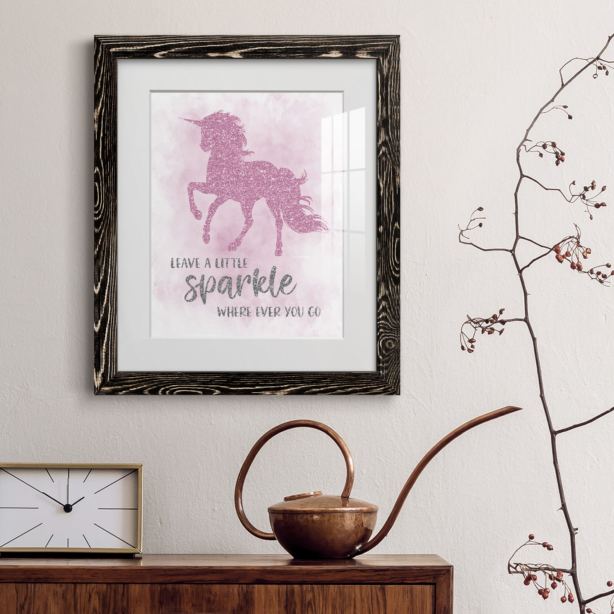 Sparkle - Barnwood Framed Art Print