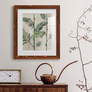 Modern Fronds II - Barnwood Framed Art Print